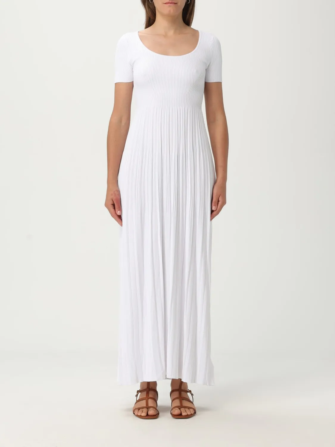 Abito basic Michael Kors in maglia di misto viscosa