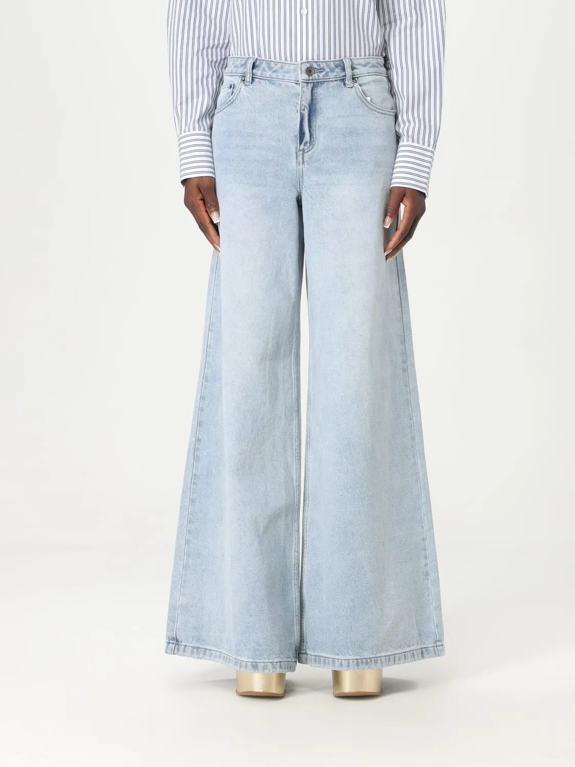 Jeans a zampa Michael Kors in denim