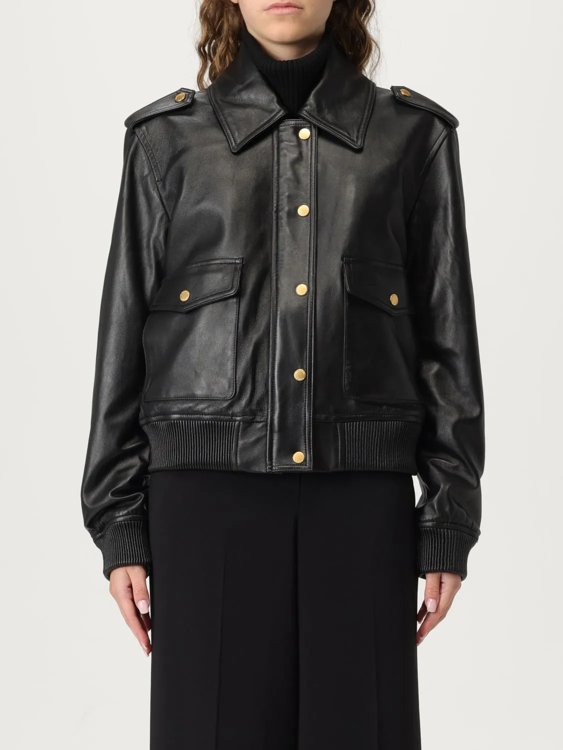 Giubbotto biker Michael Kors in pelle