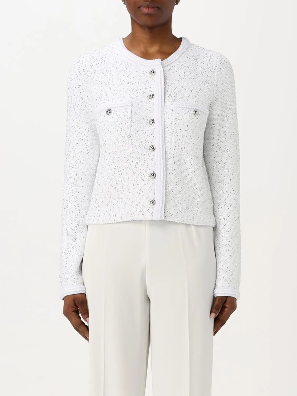 Cardigan in viscosa Michael Kors con paillettes