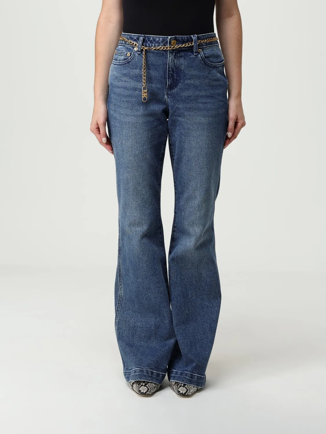 Jeans Michael Kors in denim con chain