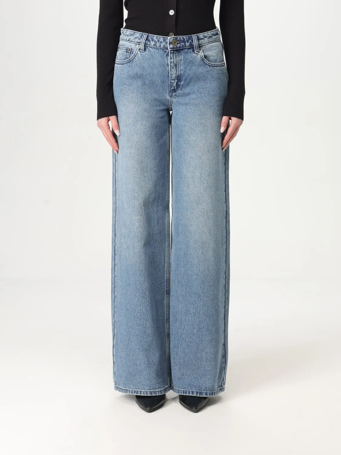 Jeans straight Michael Kors in denim