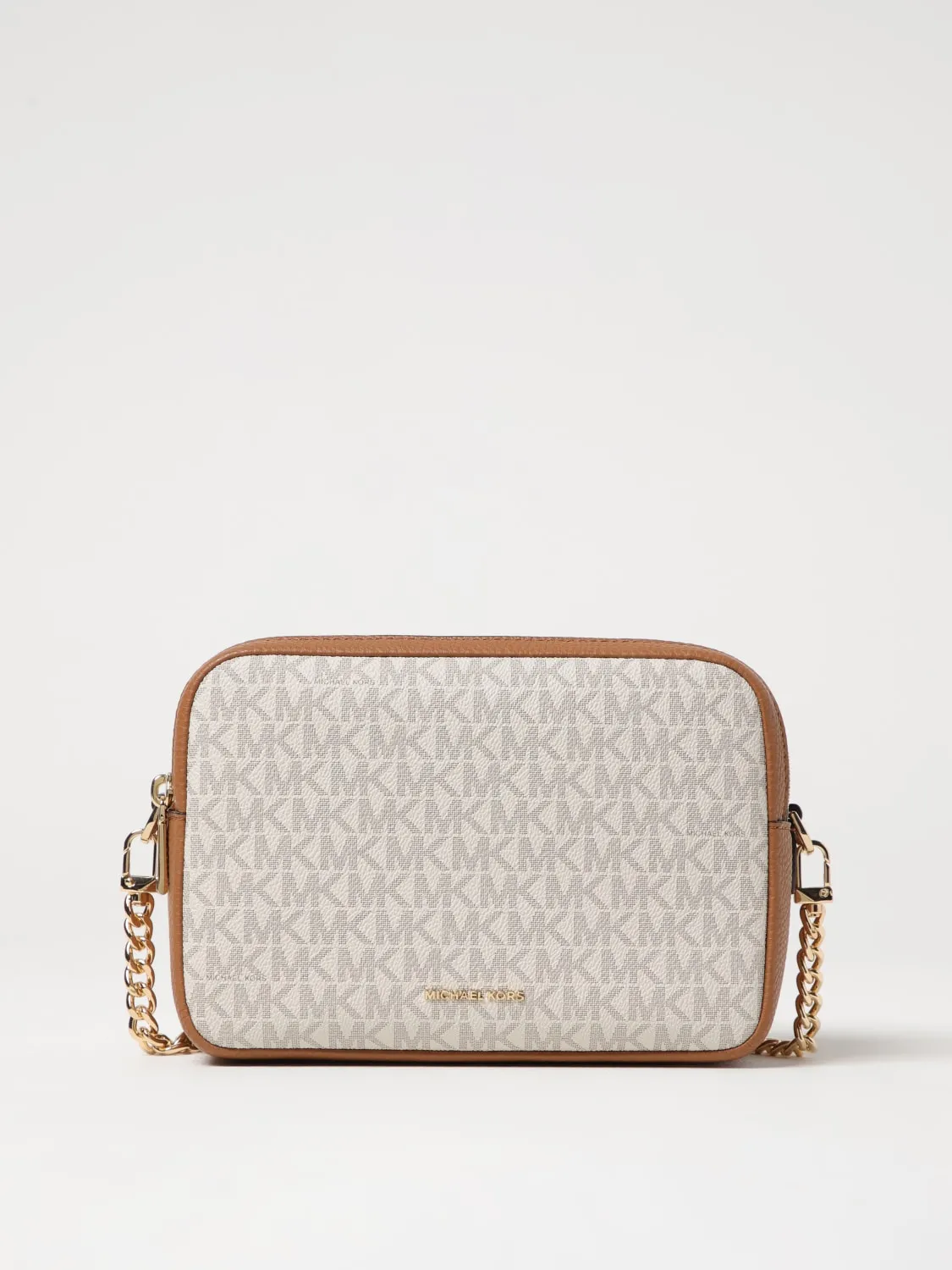 Camera bag a tracolla Bryant media con logo Michael Kors