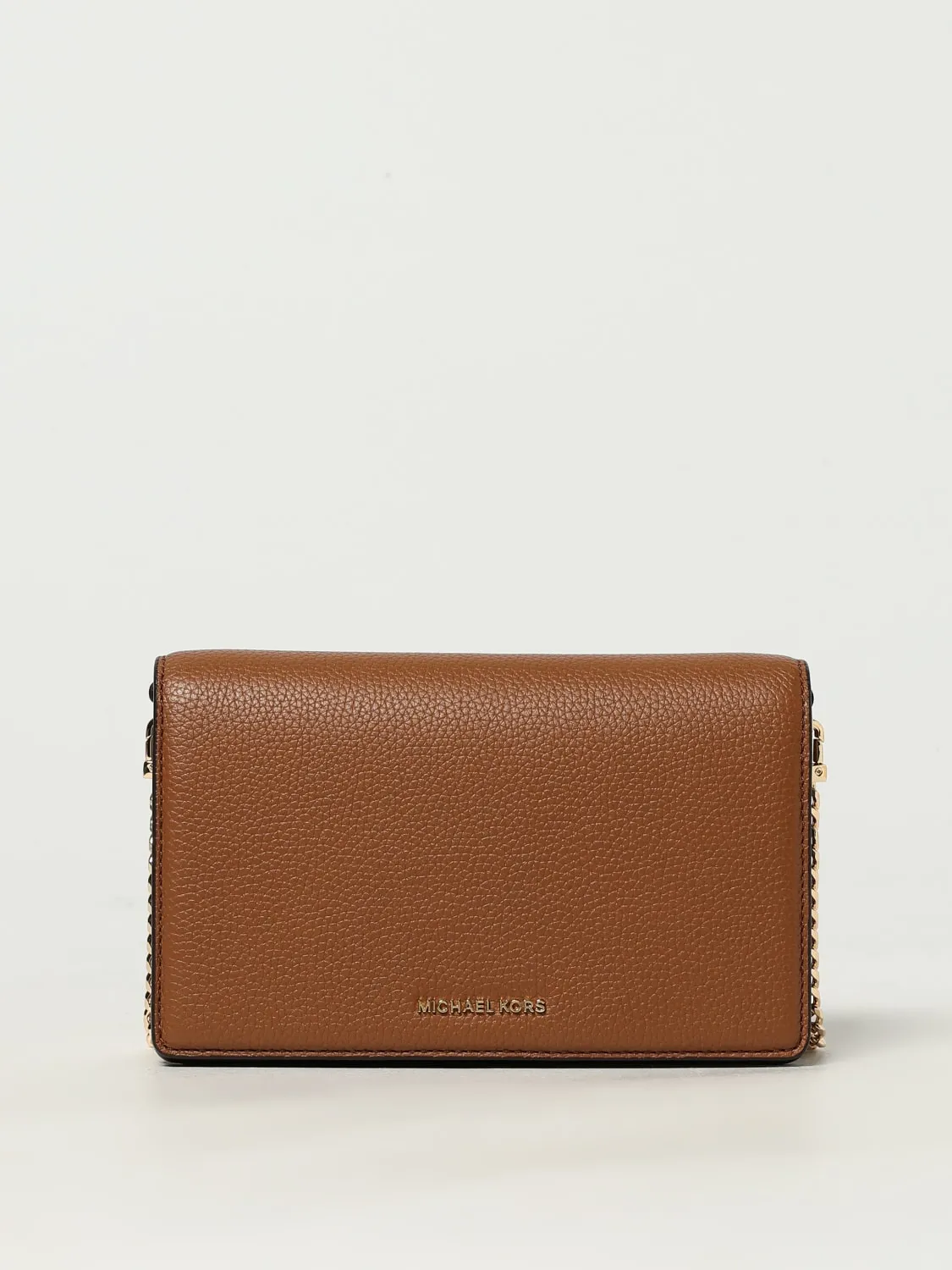 Borsa a tracolla Jet Set media in pelle martellata Michael Kors