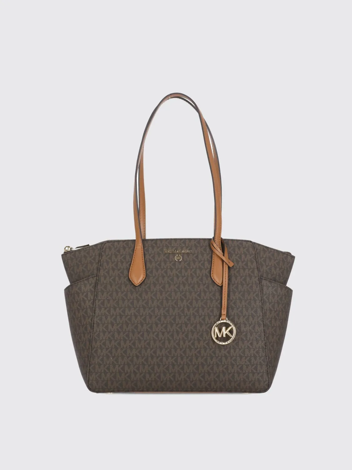 Borsa Marilyn Michael Kors in cotone spalmato con monogram all over