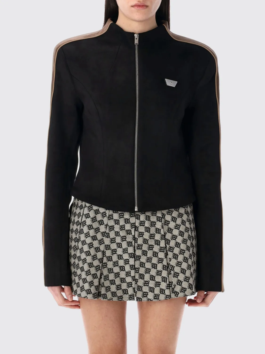 Felpa con zip e logo Misbhv