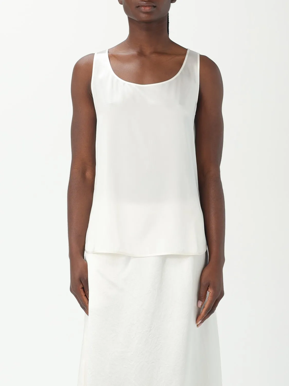 Top basic MM Max Mara in seta