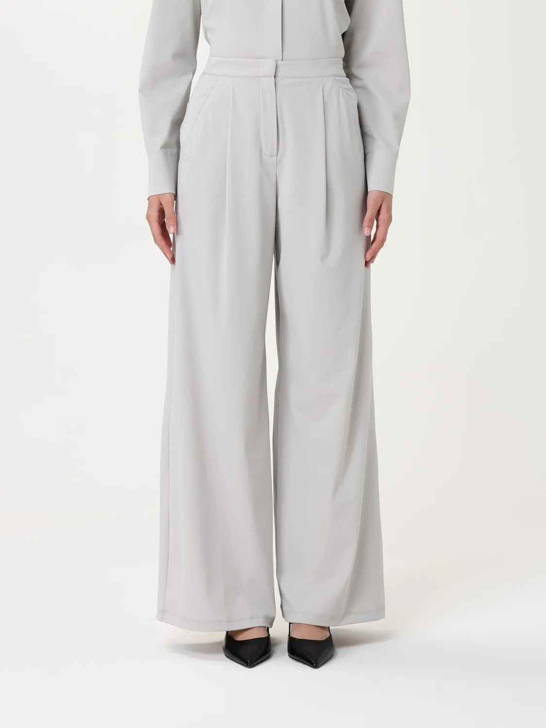 Pantalone MM Max Mara in crêpe