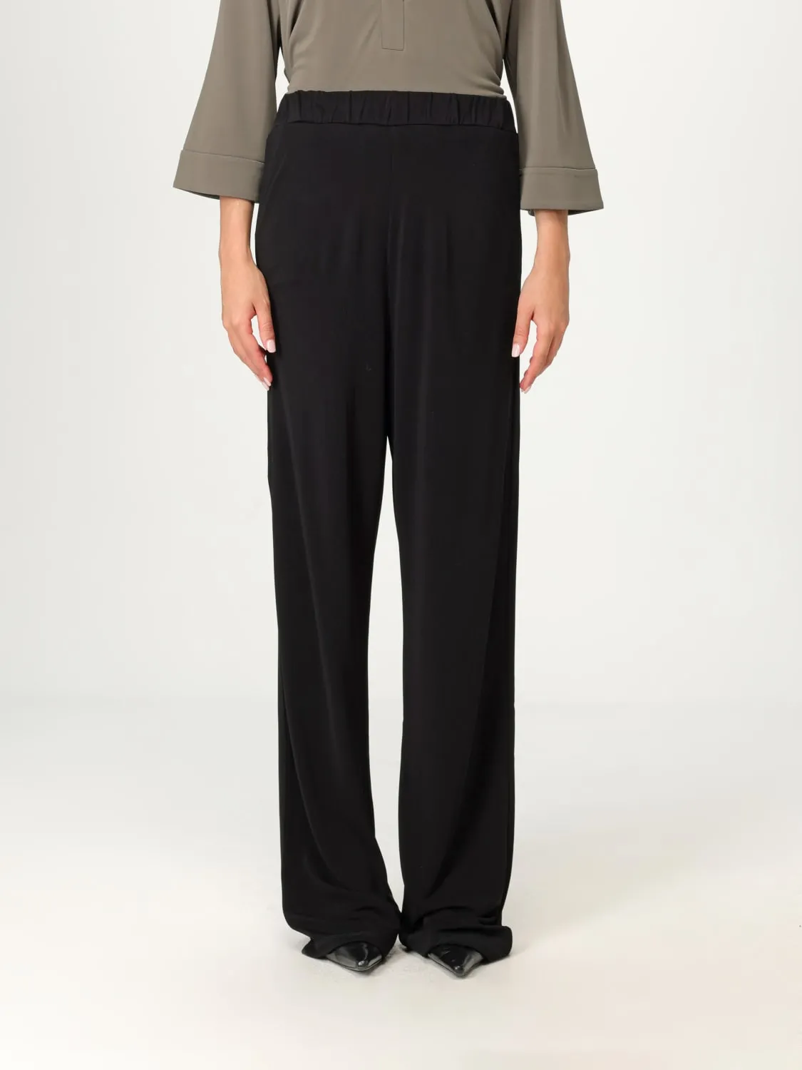 Pantalone Ginosa Mm Max Mara in jersey di viscosa