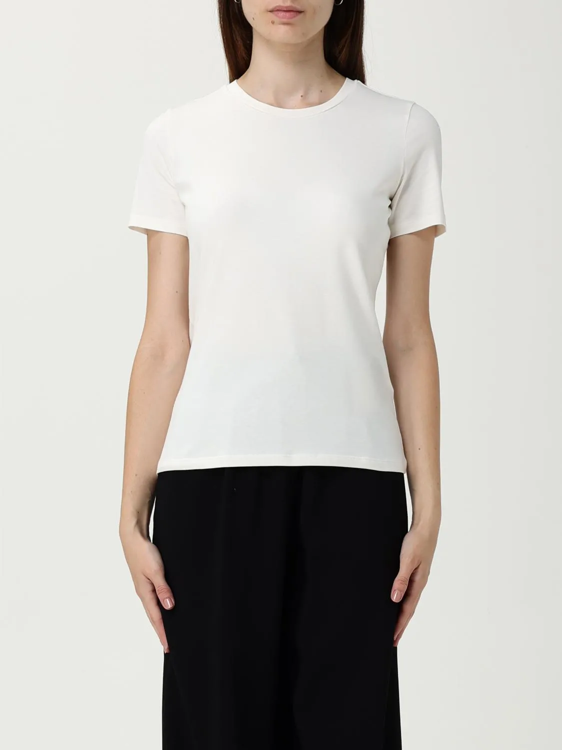 T-shirt basic MM Max Mara in cotone
