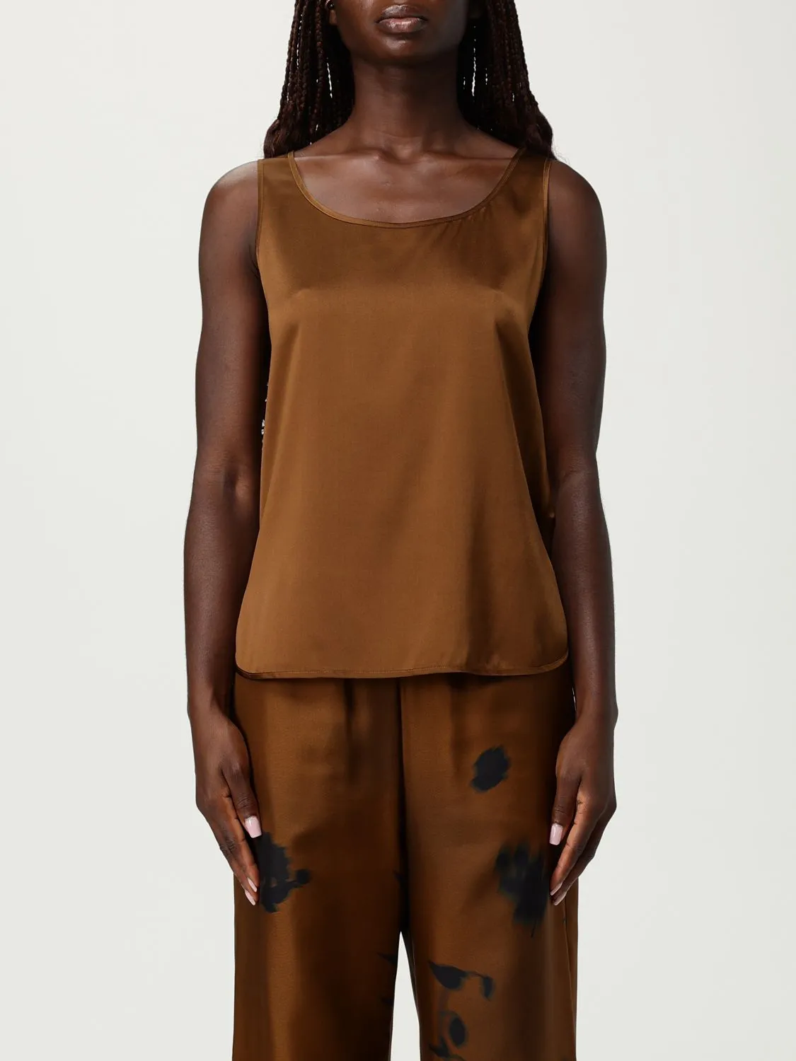 Top MM Max Mara in seta stretch