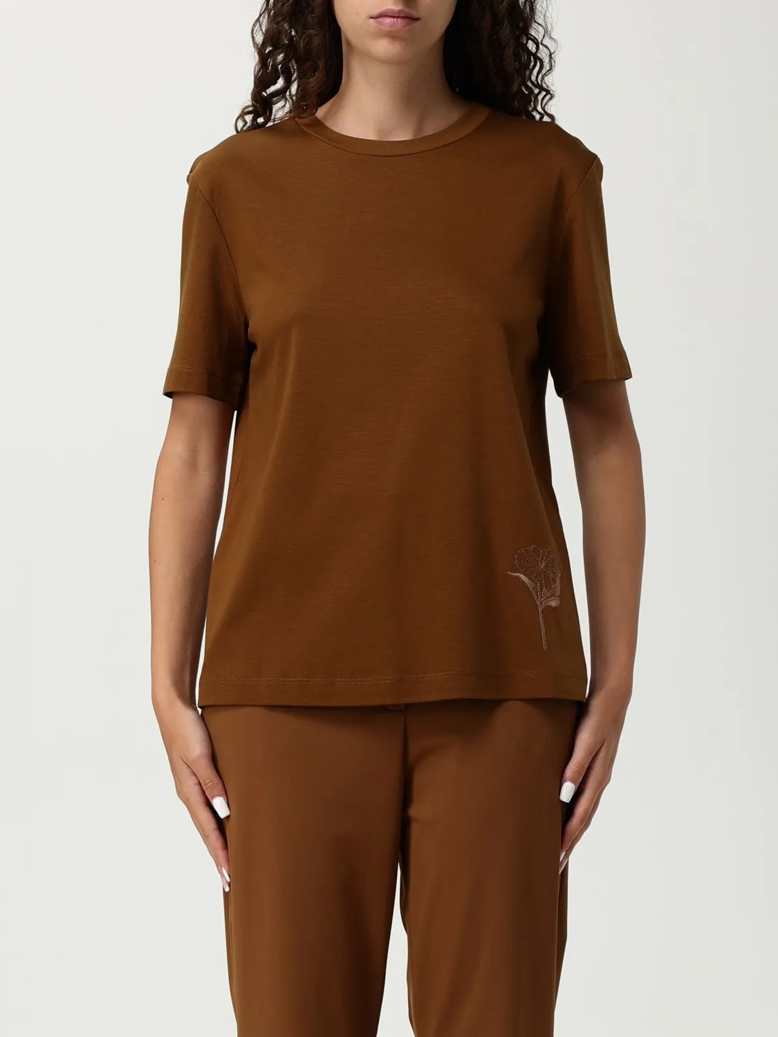 T-shirt MM Max Mara in misto cotone