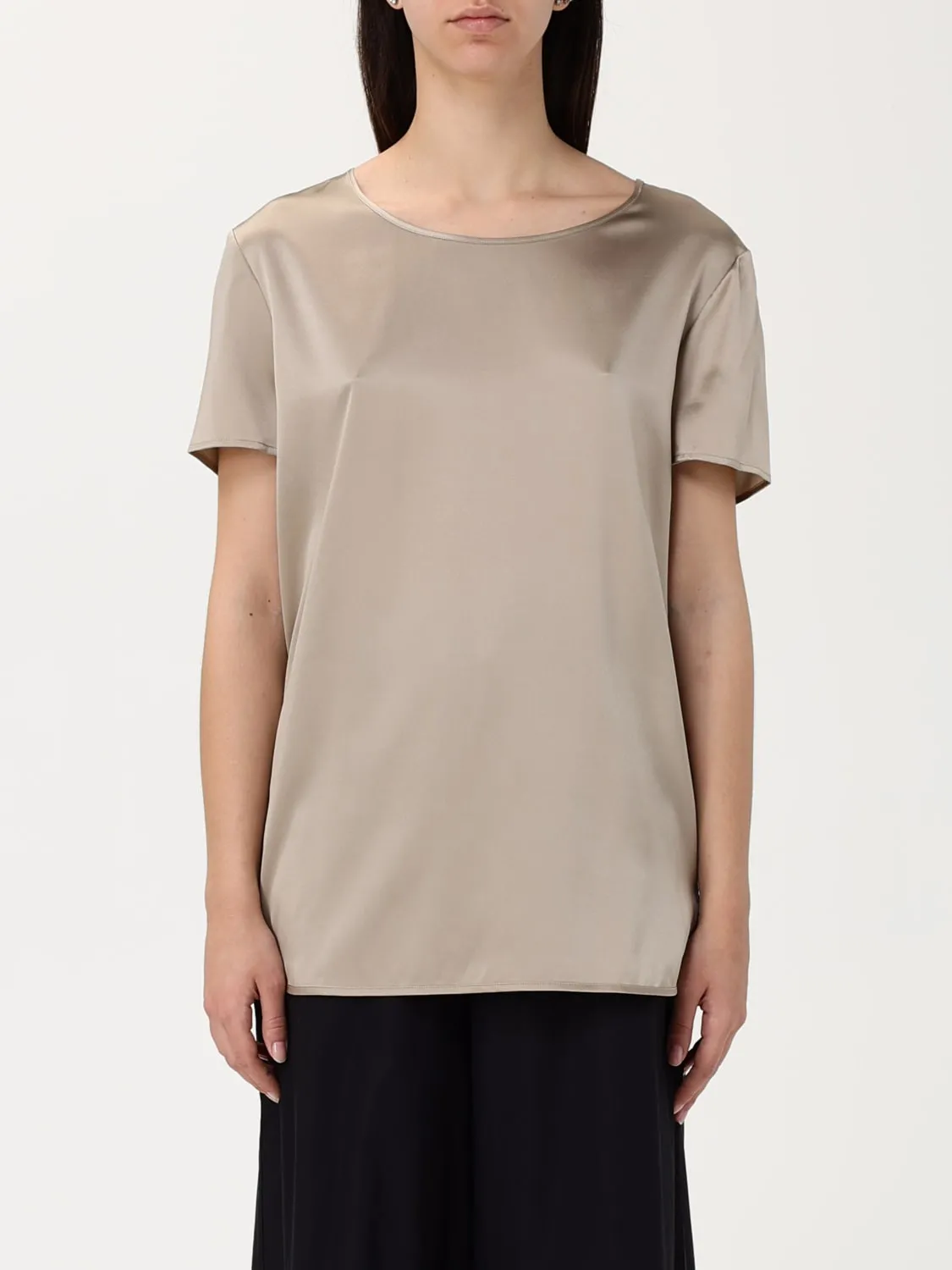 T-shirt in seta MM Max Mara