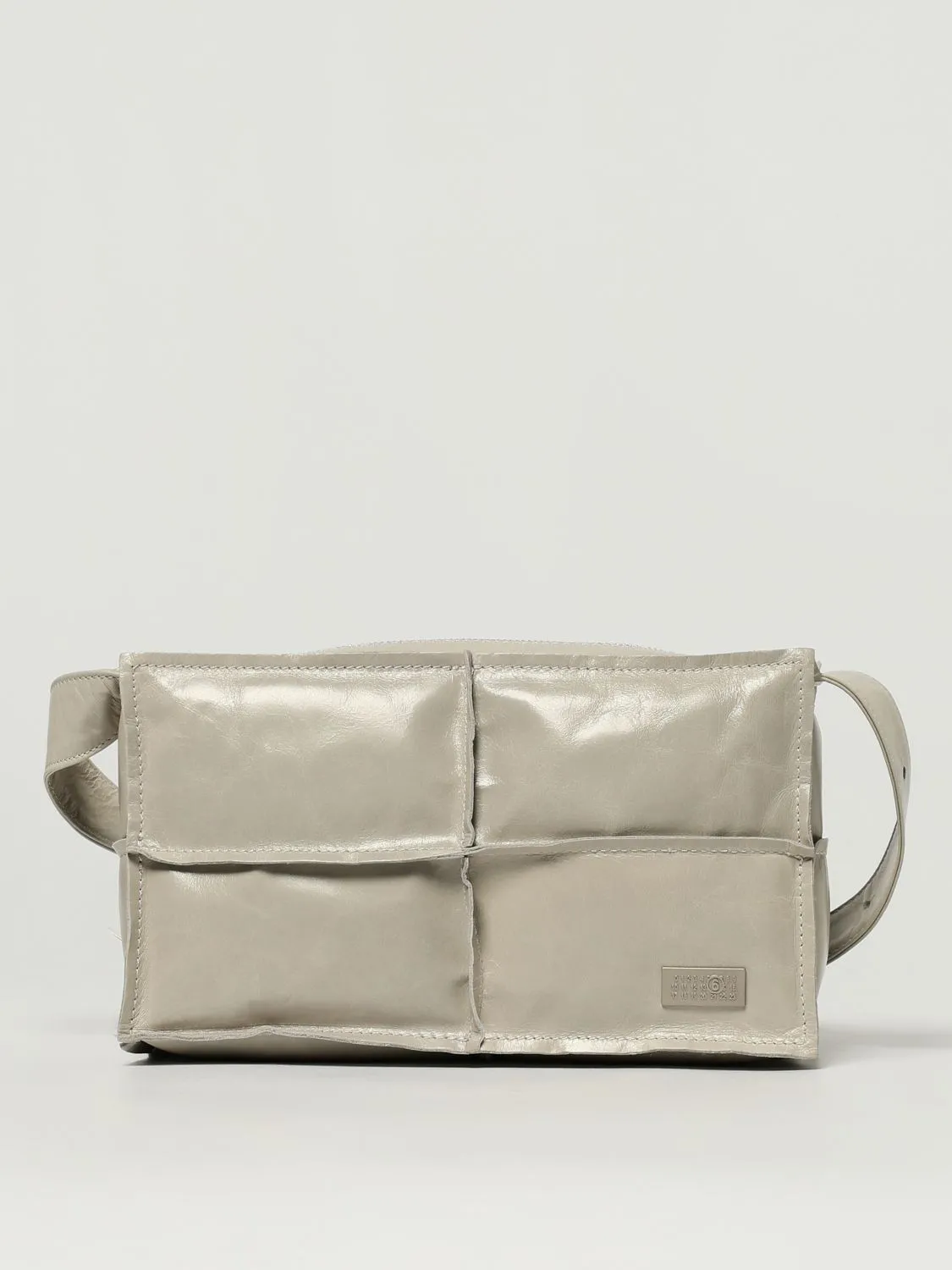 Borsa MM6 Maison Margiela in pelle invecchiata