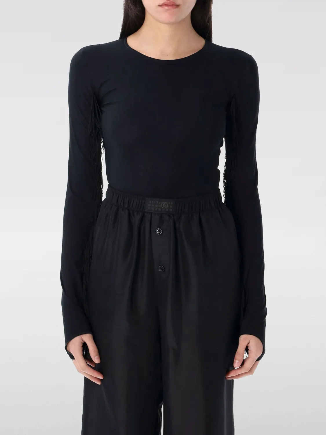 Body con frange Mm6 Maison Margiela