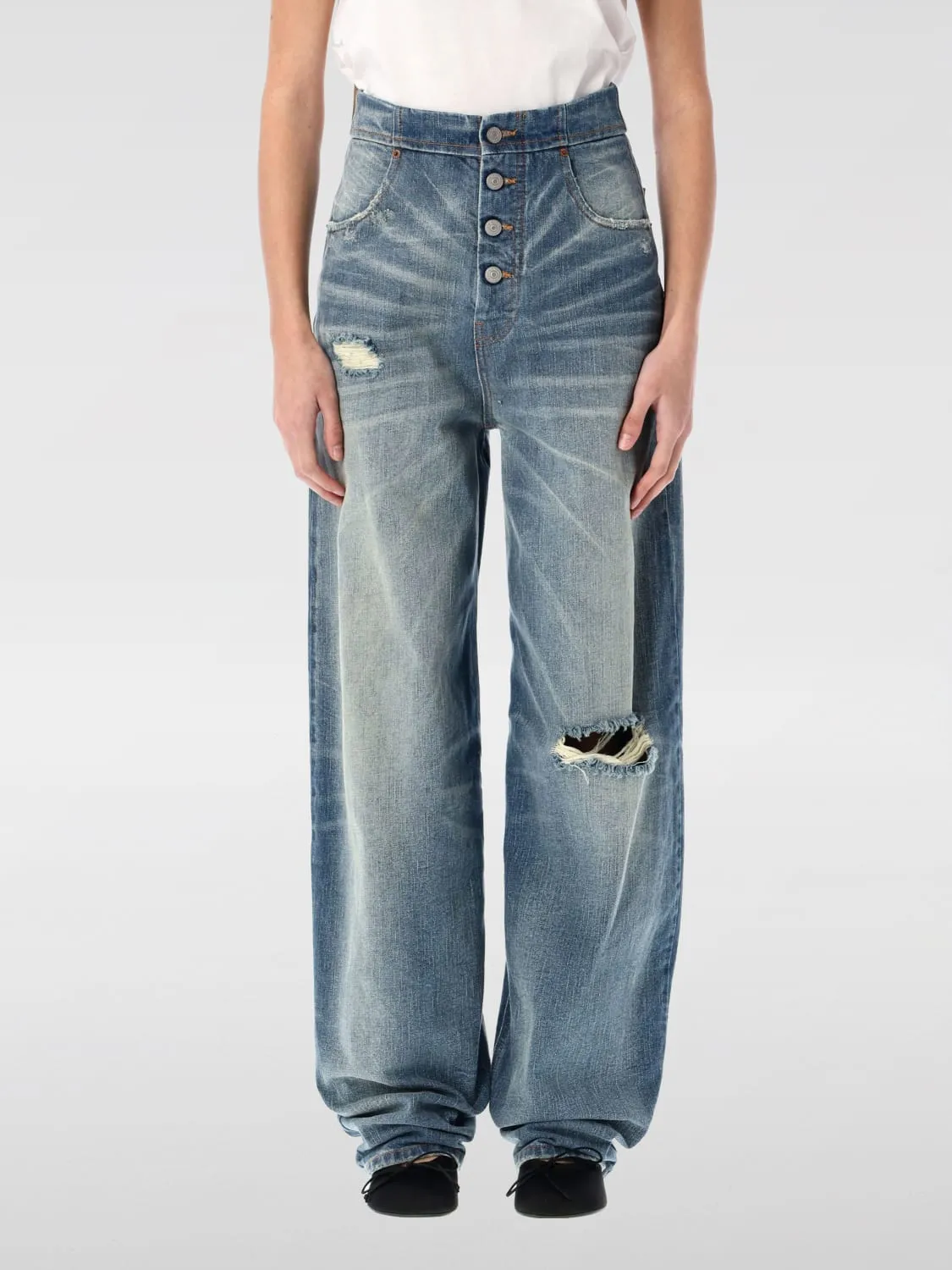 Jeans MM6 Maison Margiela in denim used