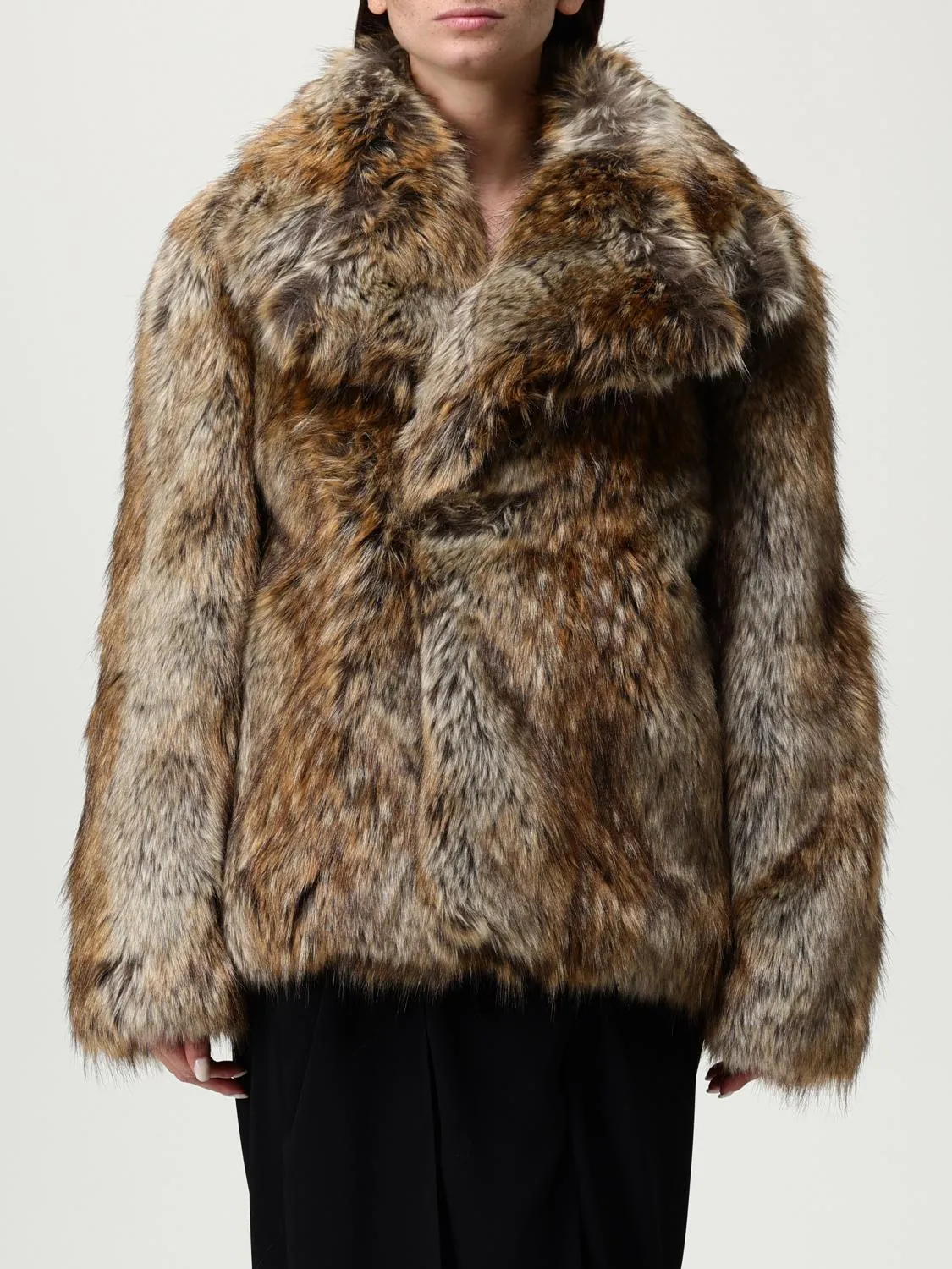 Cappotto MM6 Maison Margiela in pelliccia sintetica