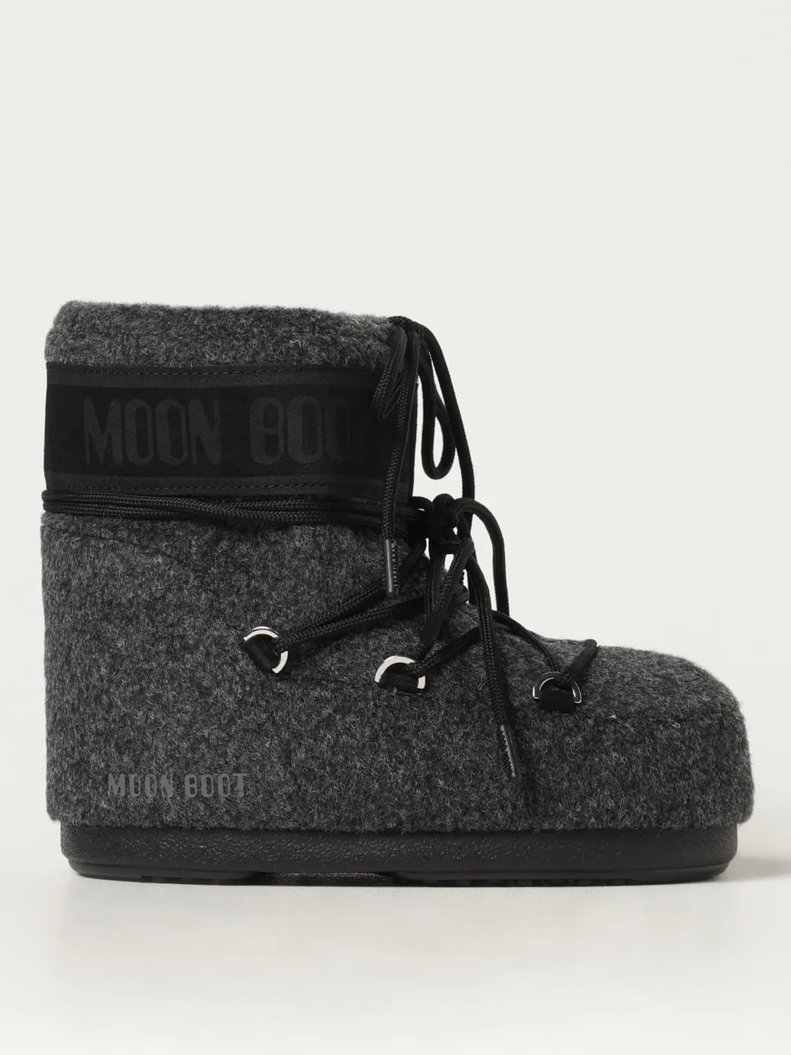 Stivaletto da neve Icon Low Moon Boot in feltro e camoscio
