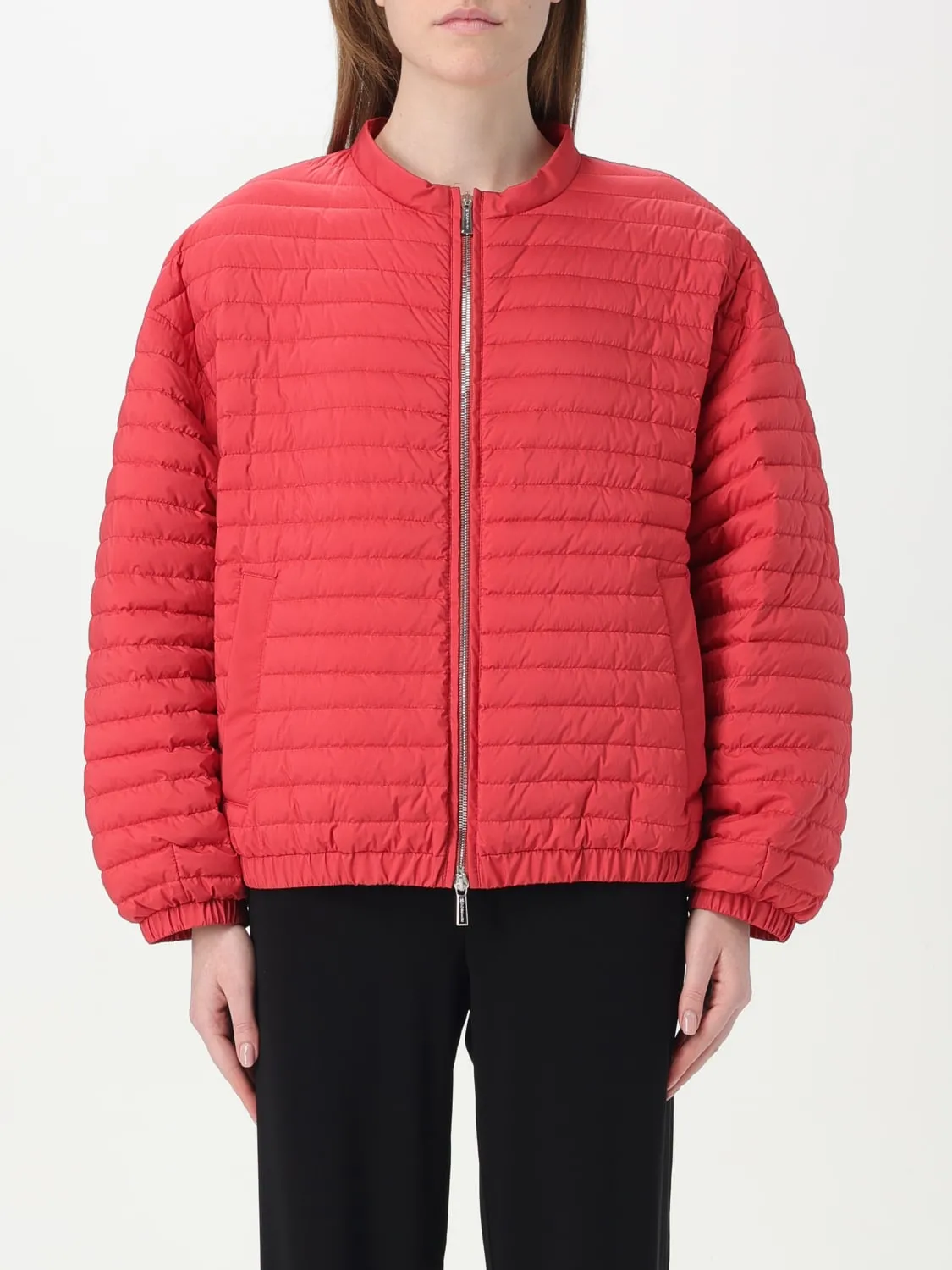 Piumino in nylon imbottito e trapuntato Moorer