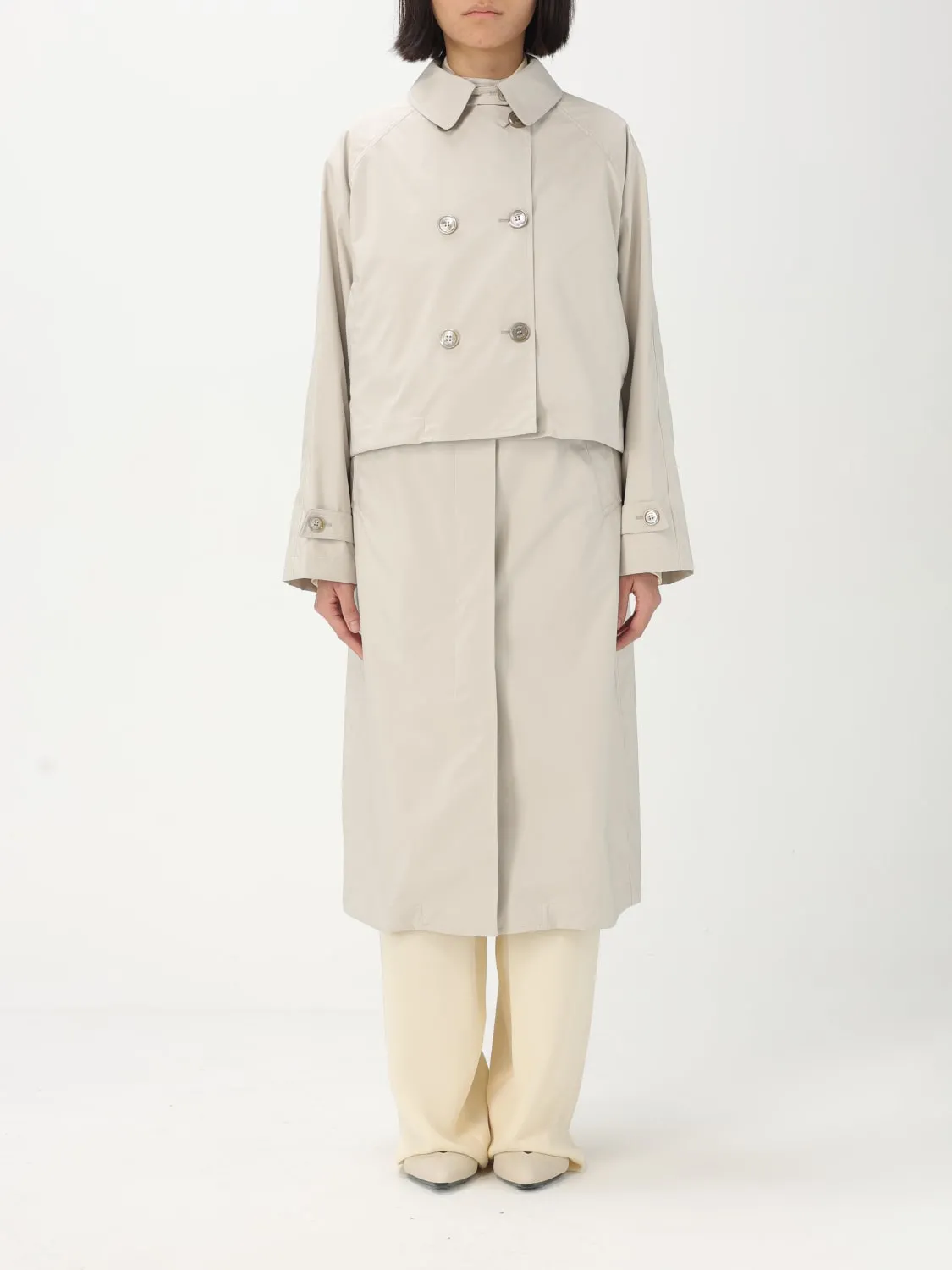 Trench doppiopetto Moorer in cotone