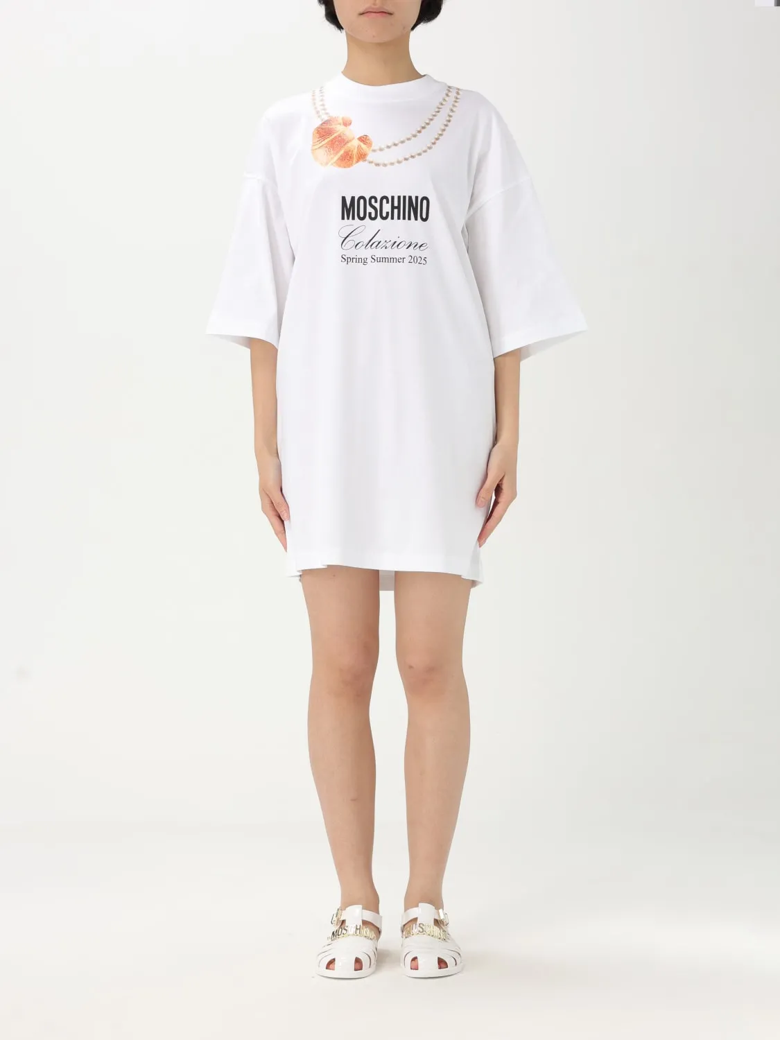 Abito mini Moschino Couture in cotone