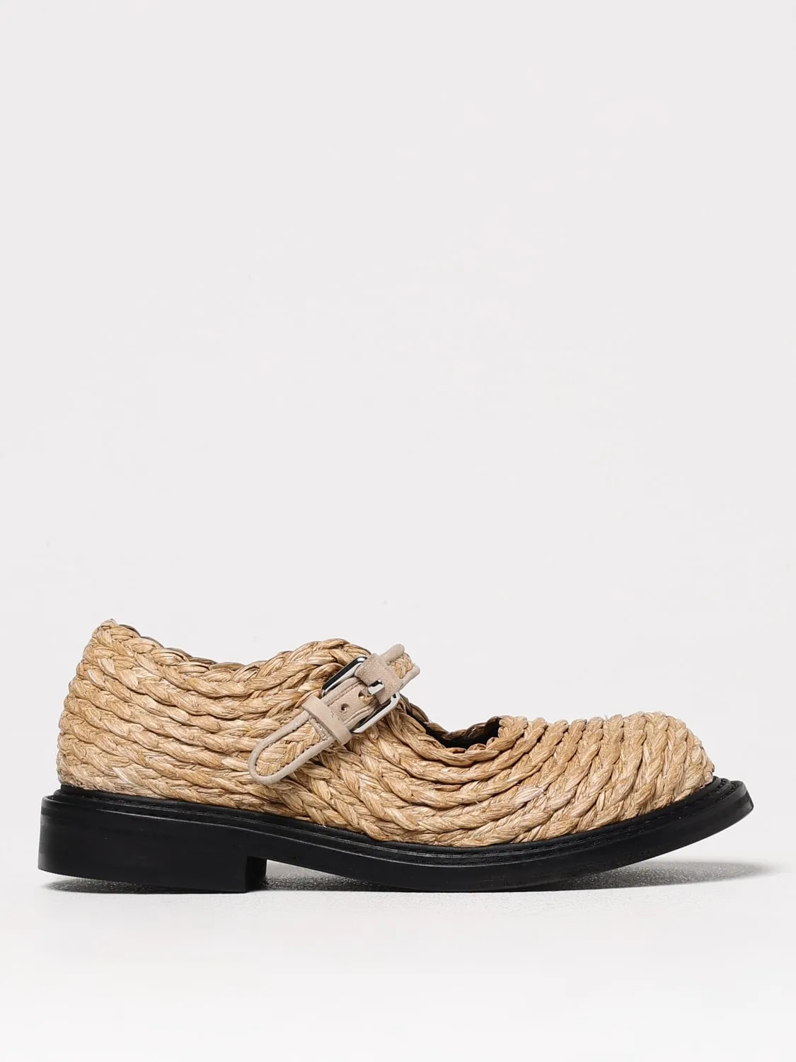 Mary Jane Moschino Couture in rafia intrecciata