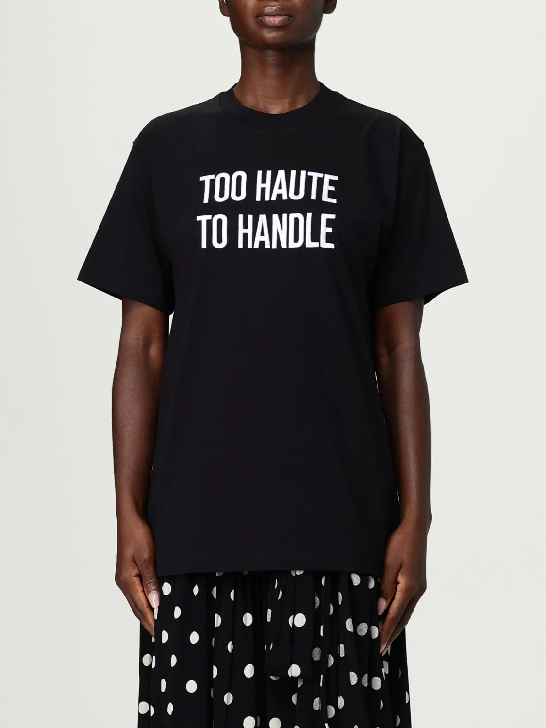 T-shirt in cotone Moschino Couture