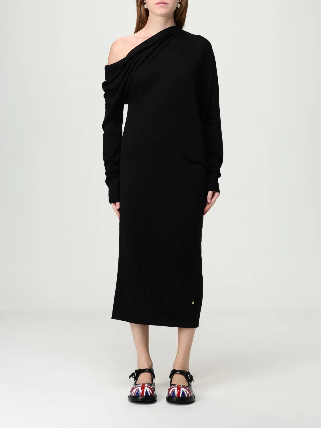 Abito in lana e seta Moschino Couture