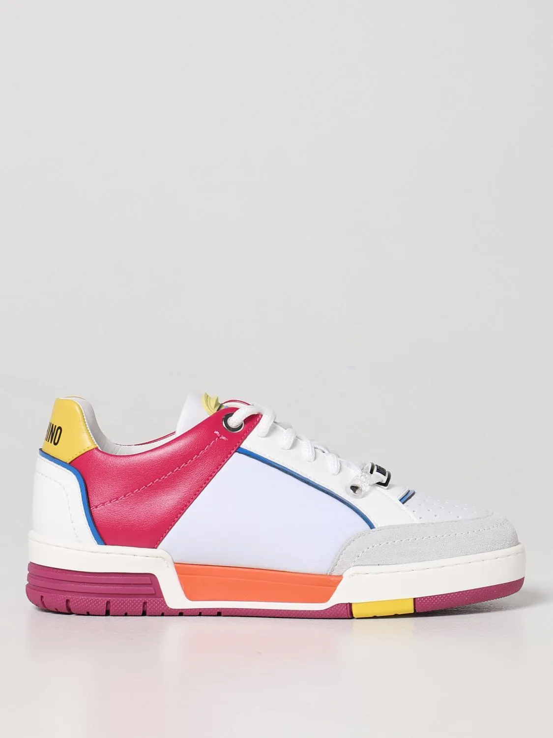 Sneakers Moschino Couture in pelle e gomma