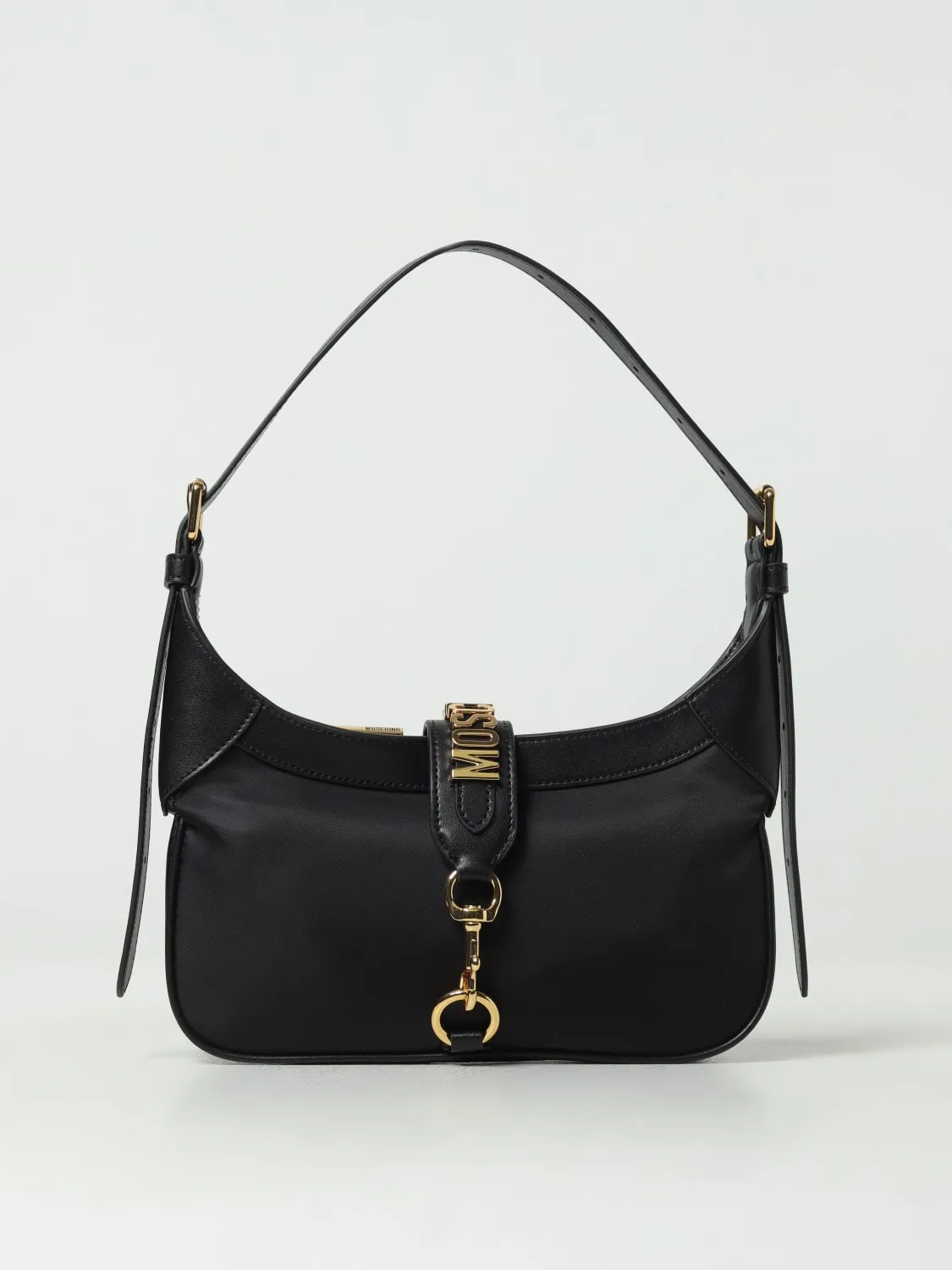 Borsa Moschino Couture in nylon e pelle