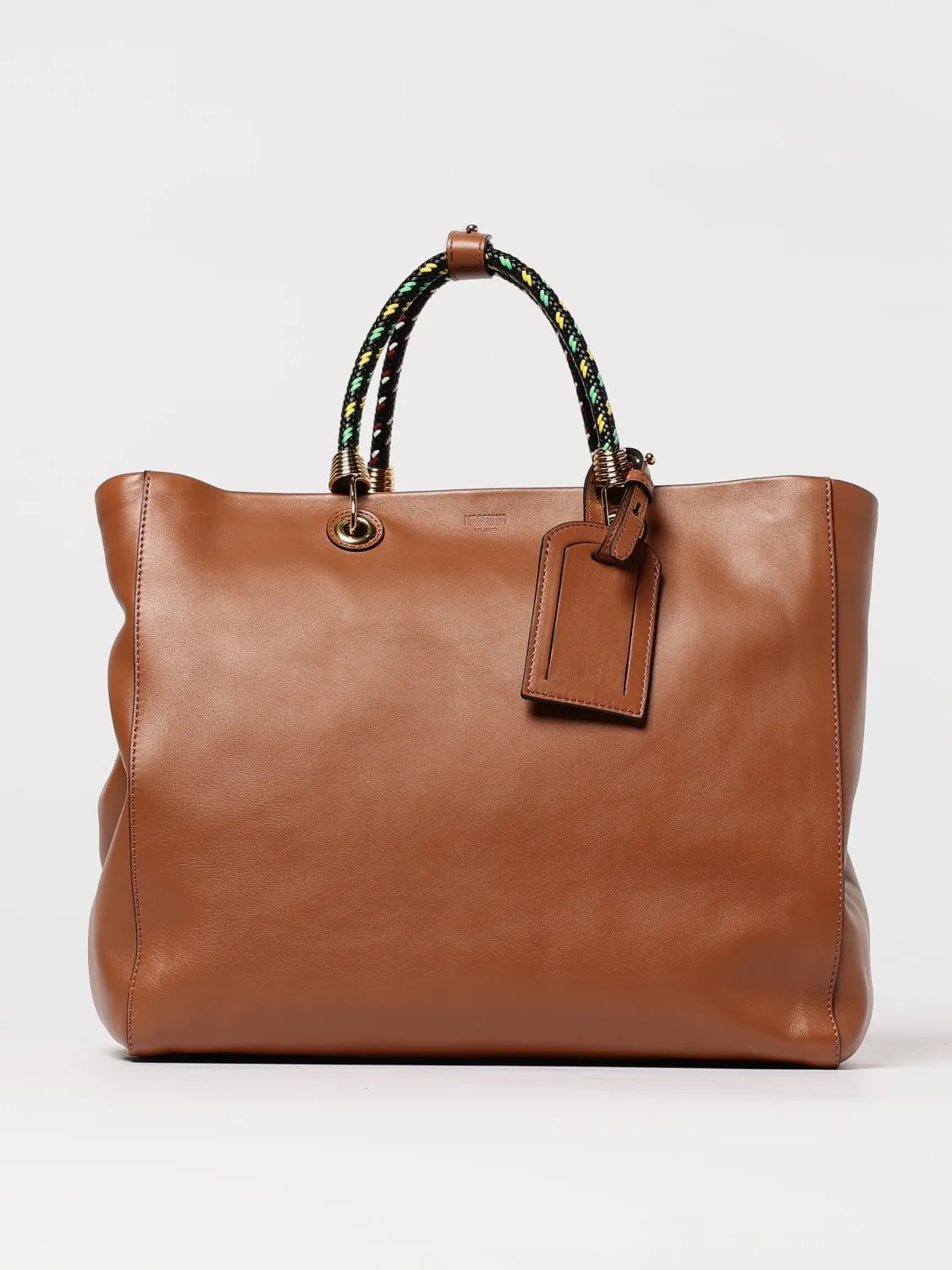 Borsa tote in pelle Moschino Couture