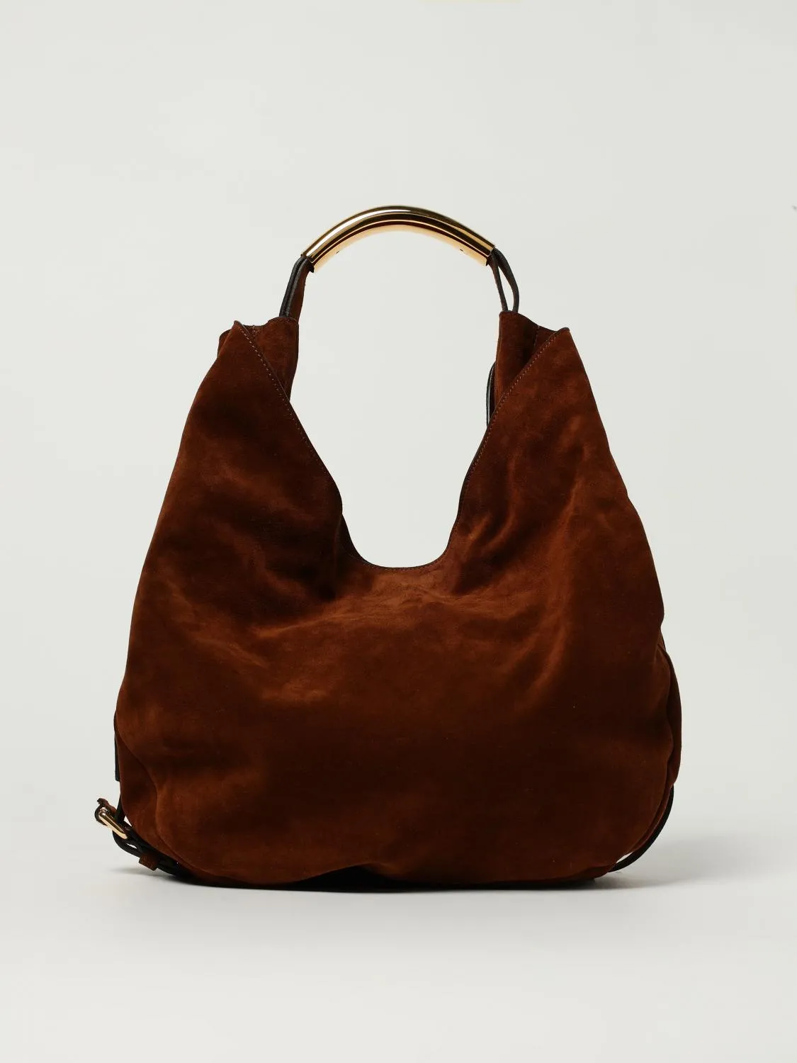 Borsa Handle Me Moschino Couture in camoscio