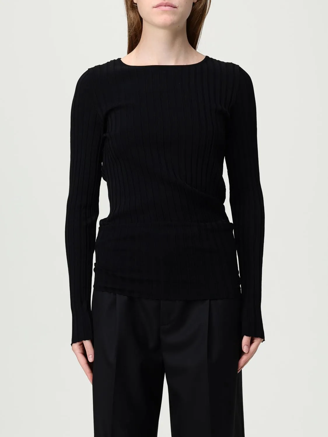 Top Moschino Jeans in misto viscosa a coste