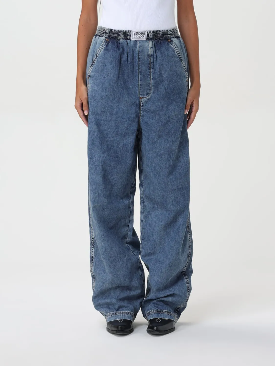 Jeans Moschino Jeans in denim di cotone