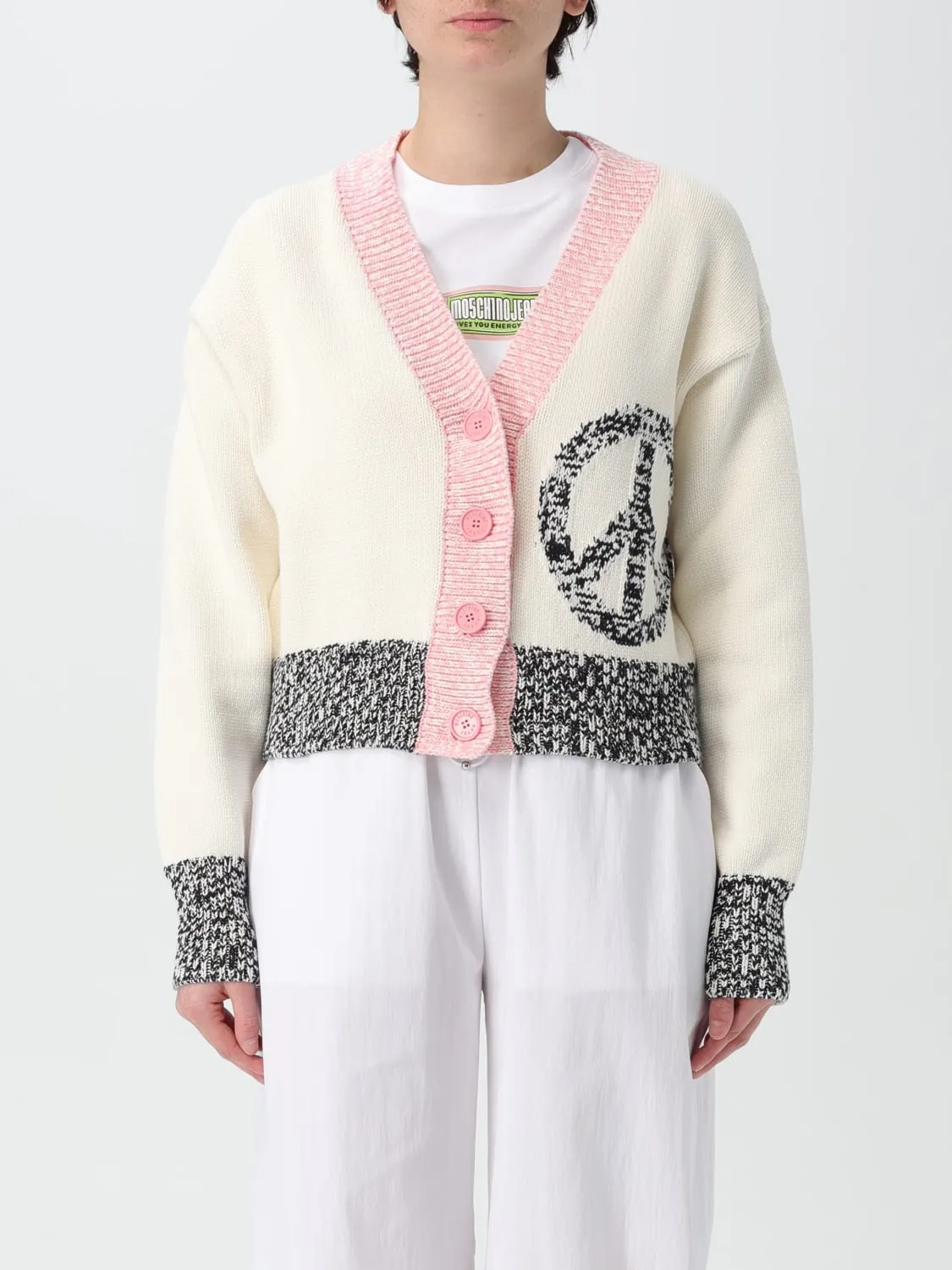 Cardigan Moschino Jeans in misto cotone