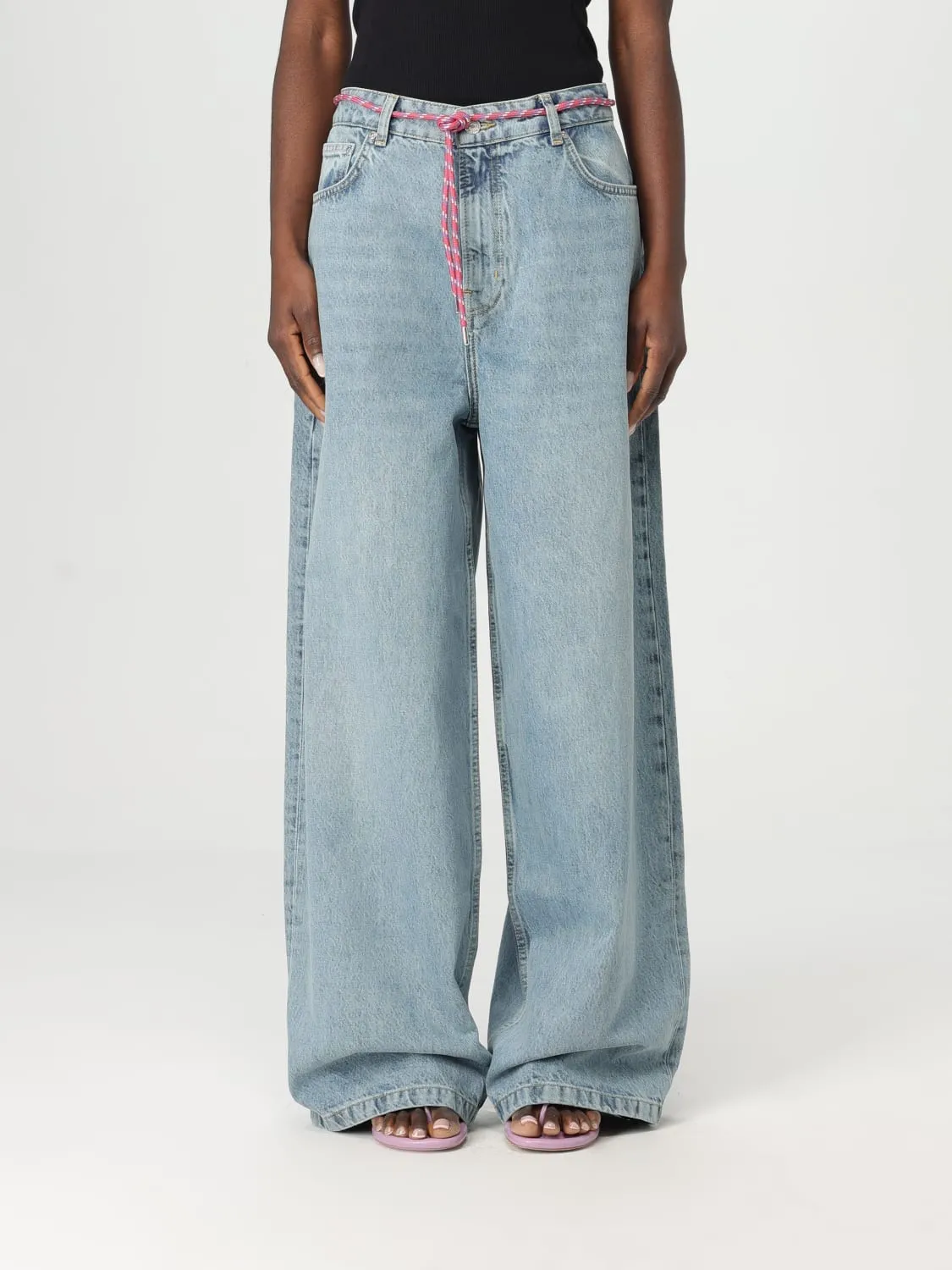 Jeans oversize a vita bassa Moschino Jeans
