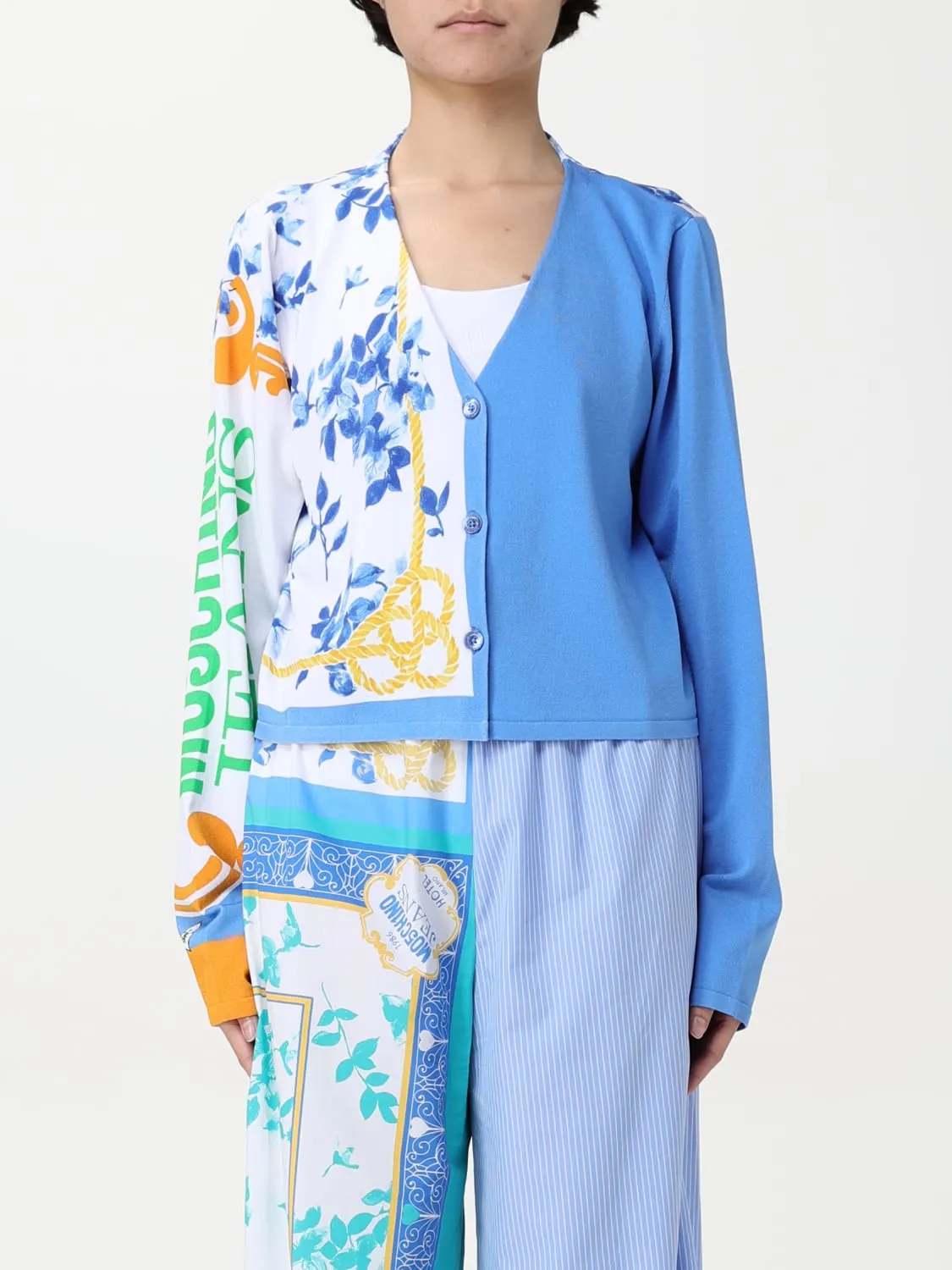 Cardigan in misto viscosa Moschino Jeans