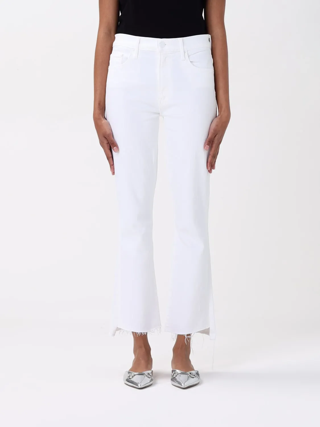 Jeans The Insider Crop Step Fray Mother