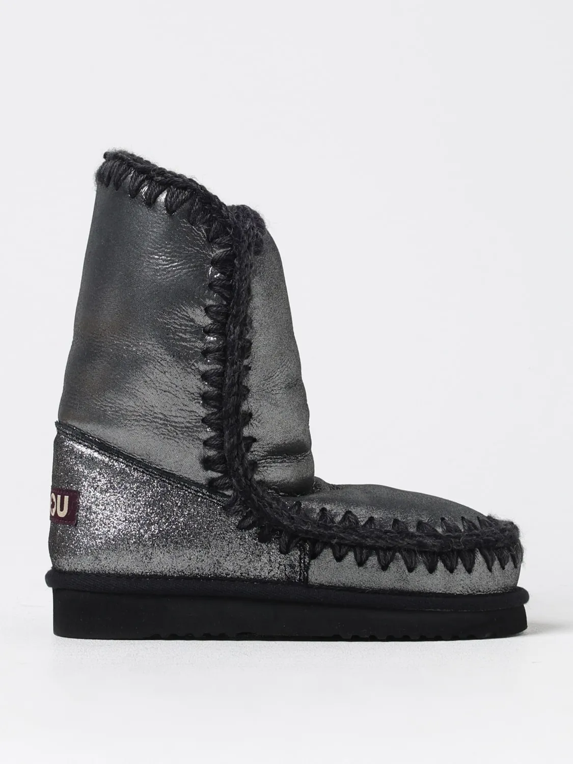 Stivaletto Eskimo 24 Mou in camoscio lamè