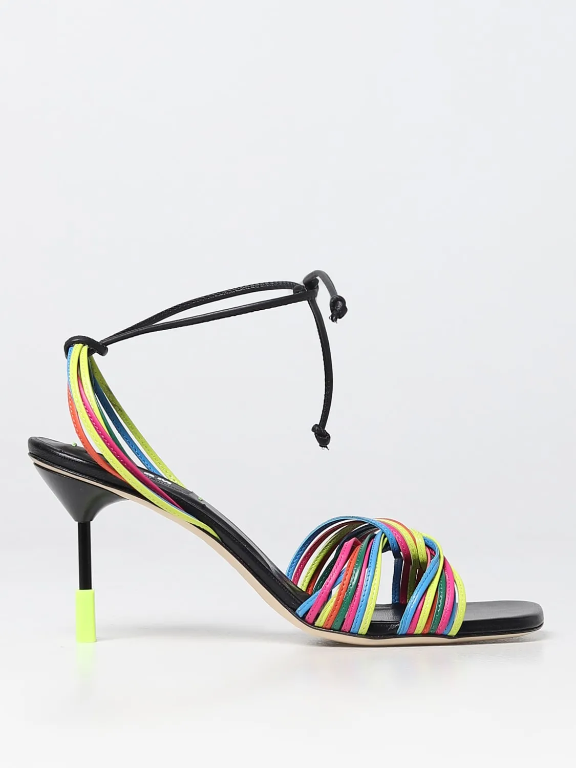 Sandalo MSGM in pelle multicolor