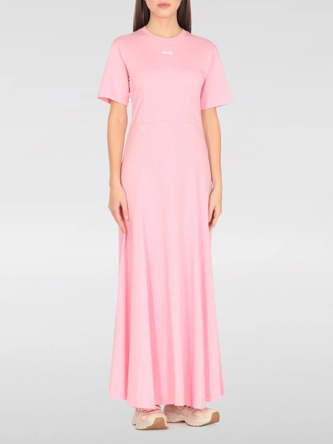 Abito MSGM in cotone con logo