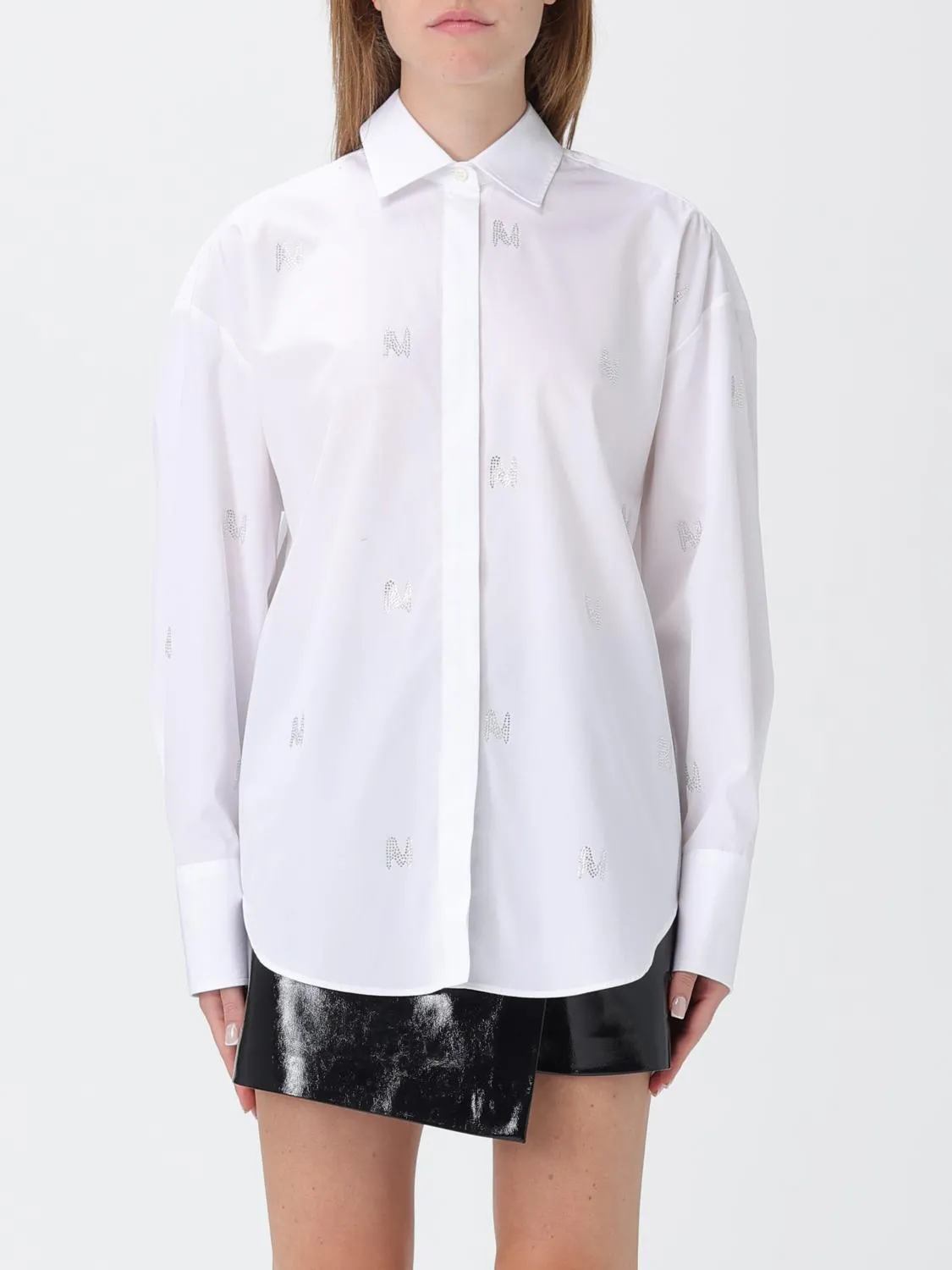 Camicia MSGM in cotone con monogram