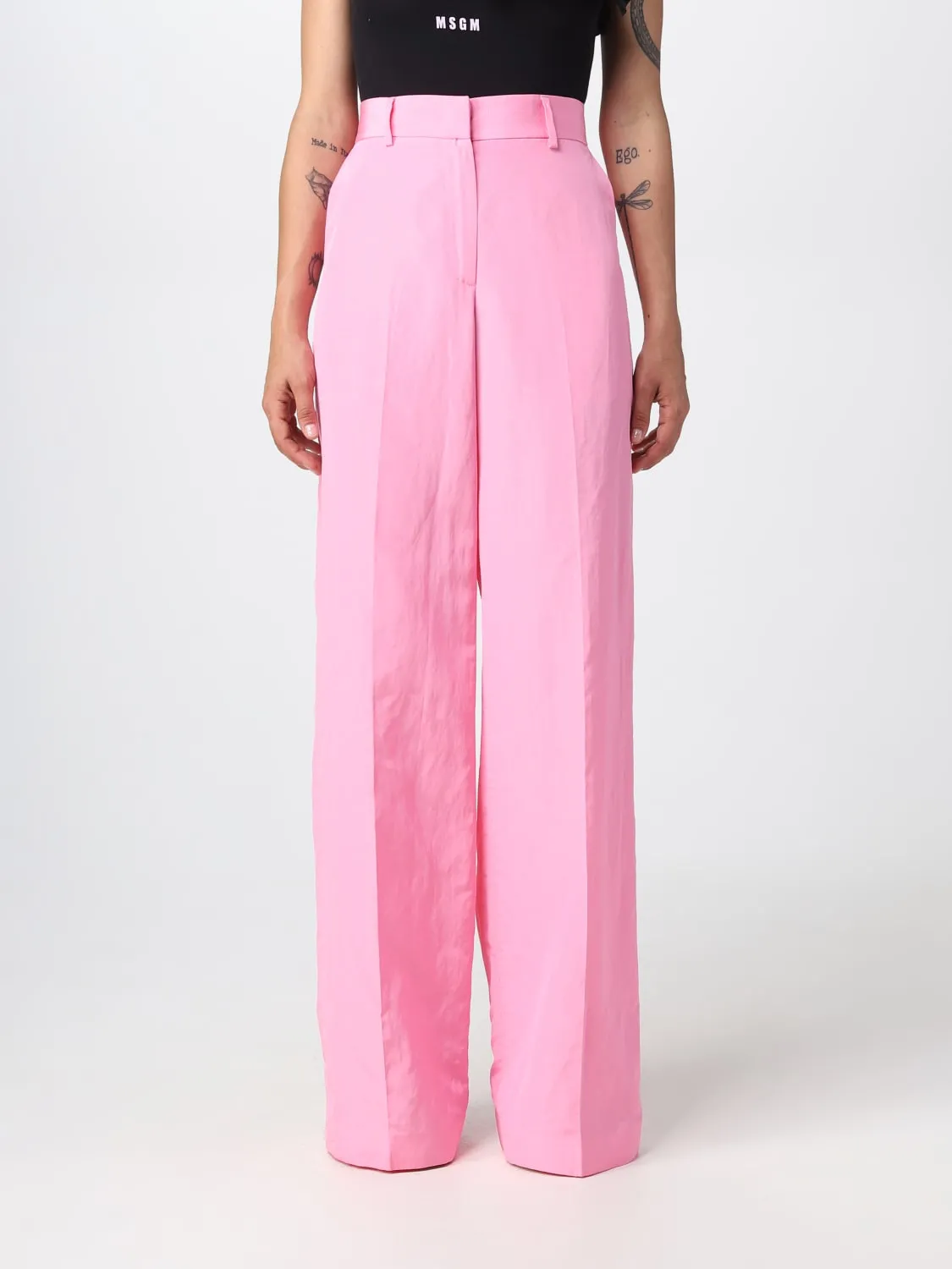 Pantalone MSGM in misto viscosa