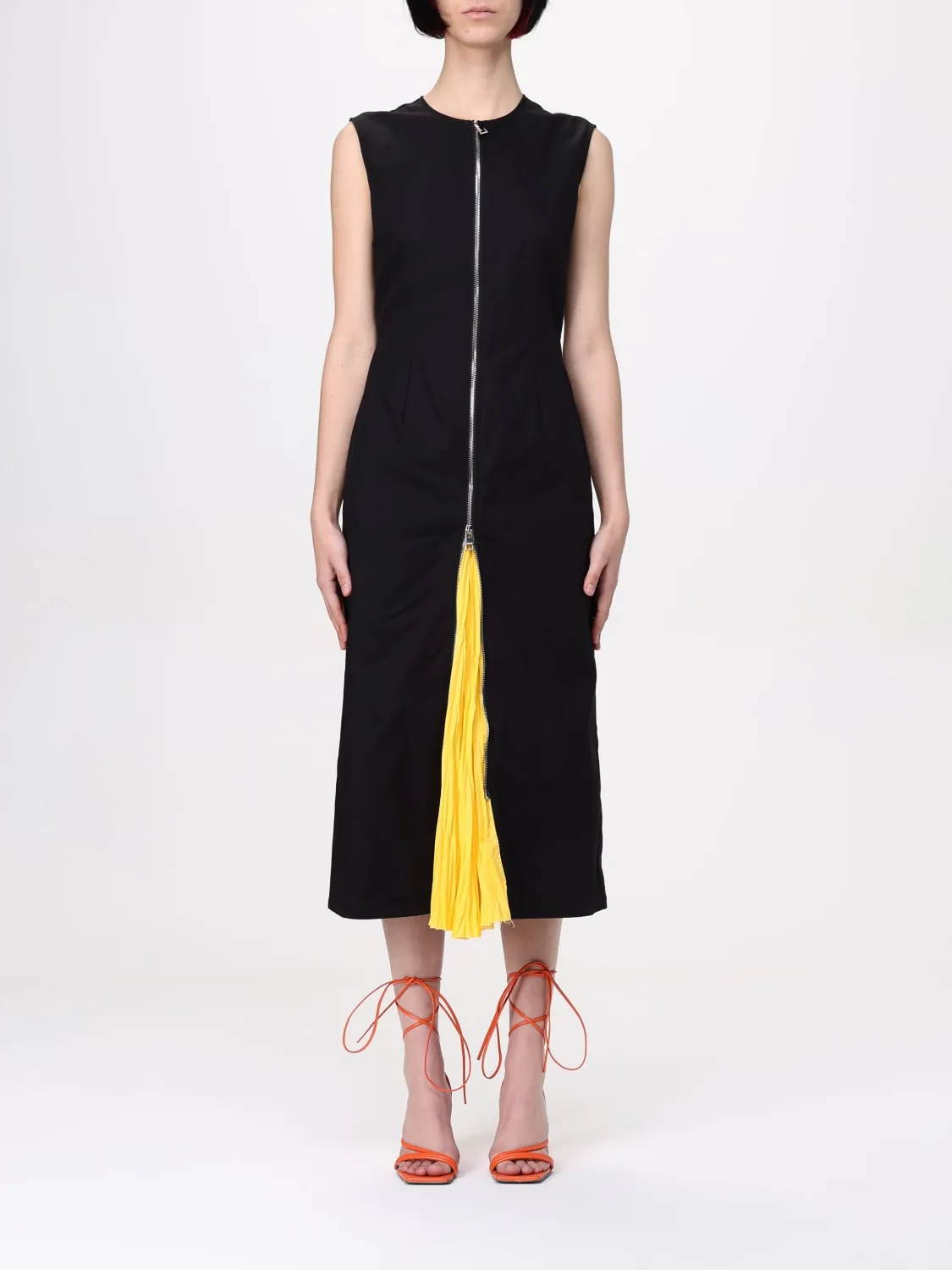 Abito MSGM in cotone stretch con zip