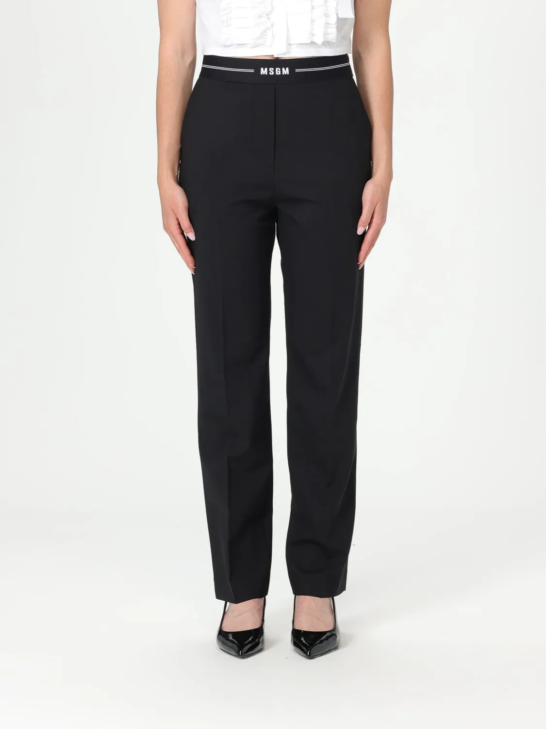 Pantalone MSGM in crêpe