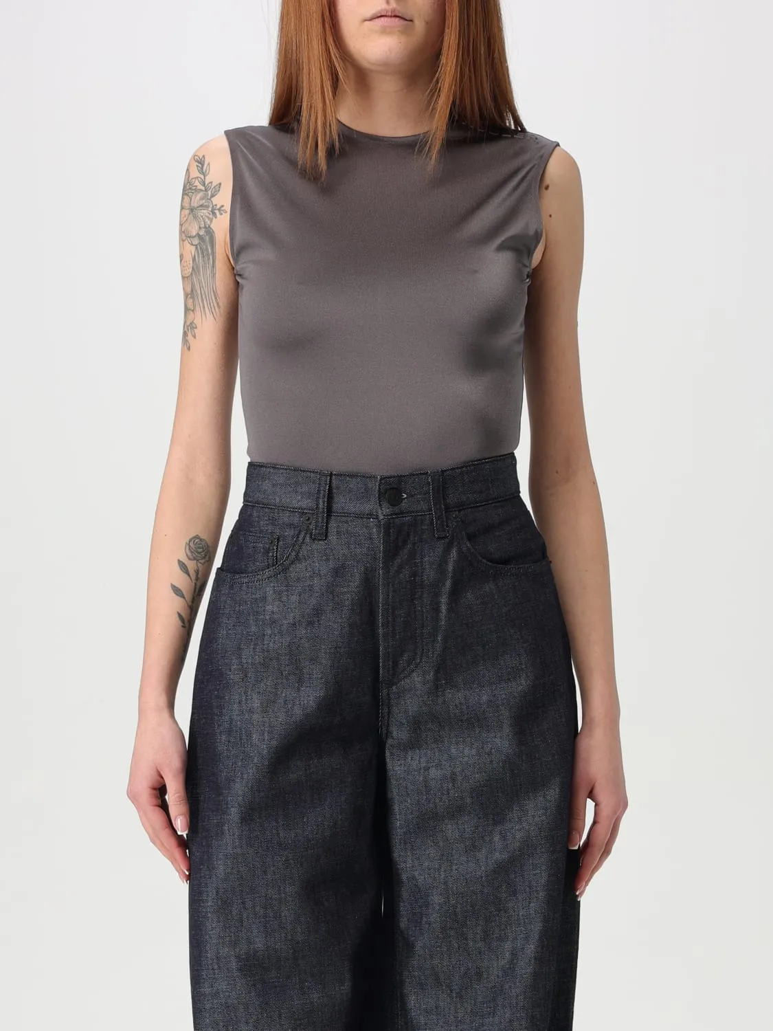 Body in cotone lucido Mugler