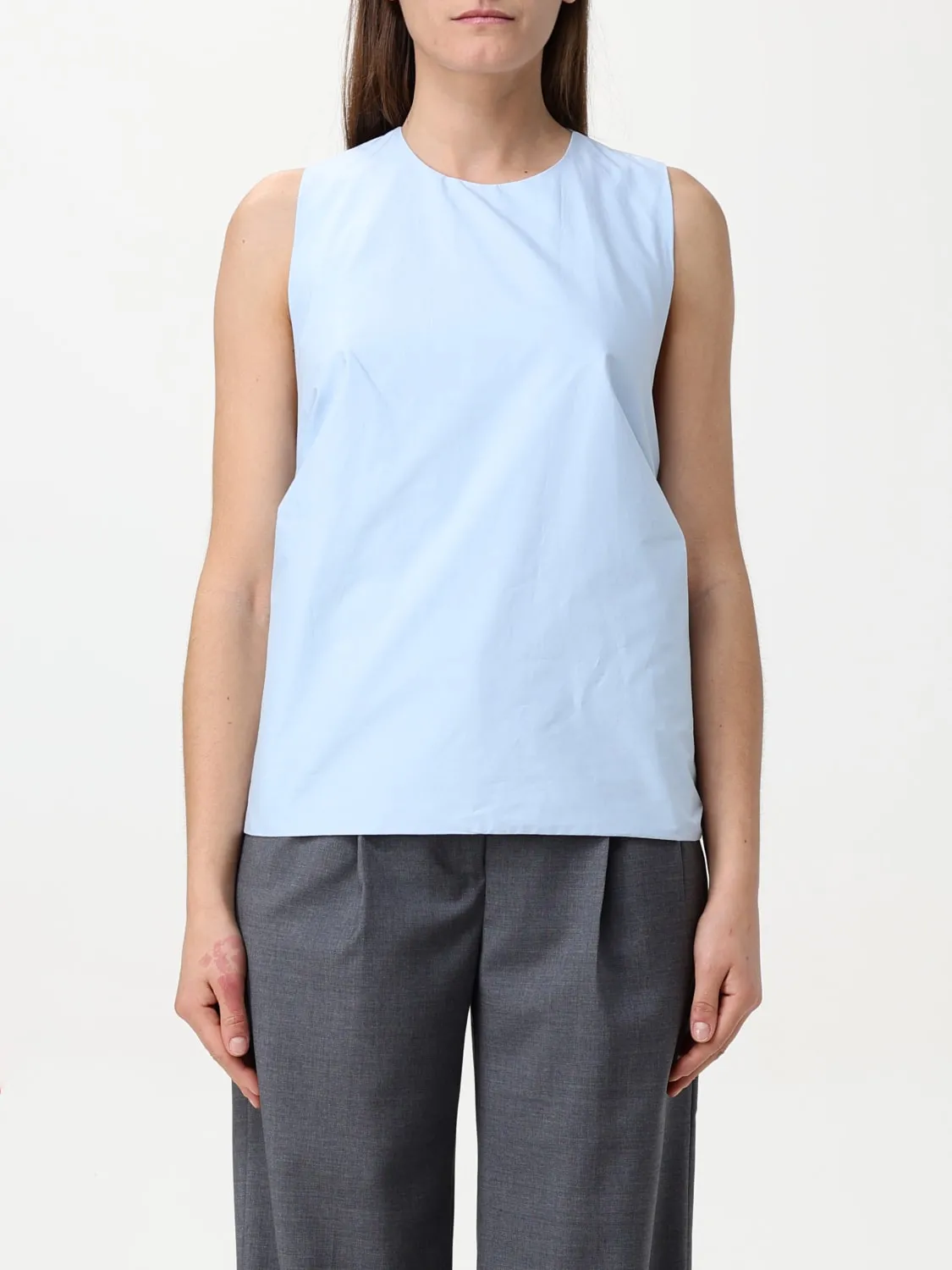 Top N°21 in cotone con fiocco