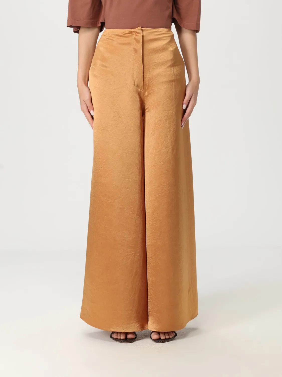 Pantalone palazzo Nanushka in raso