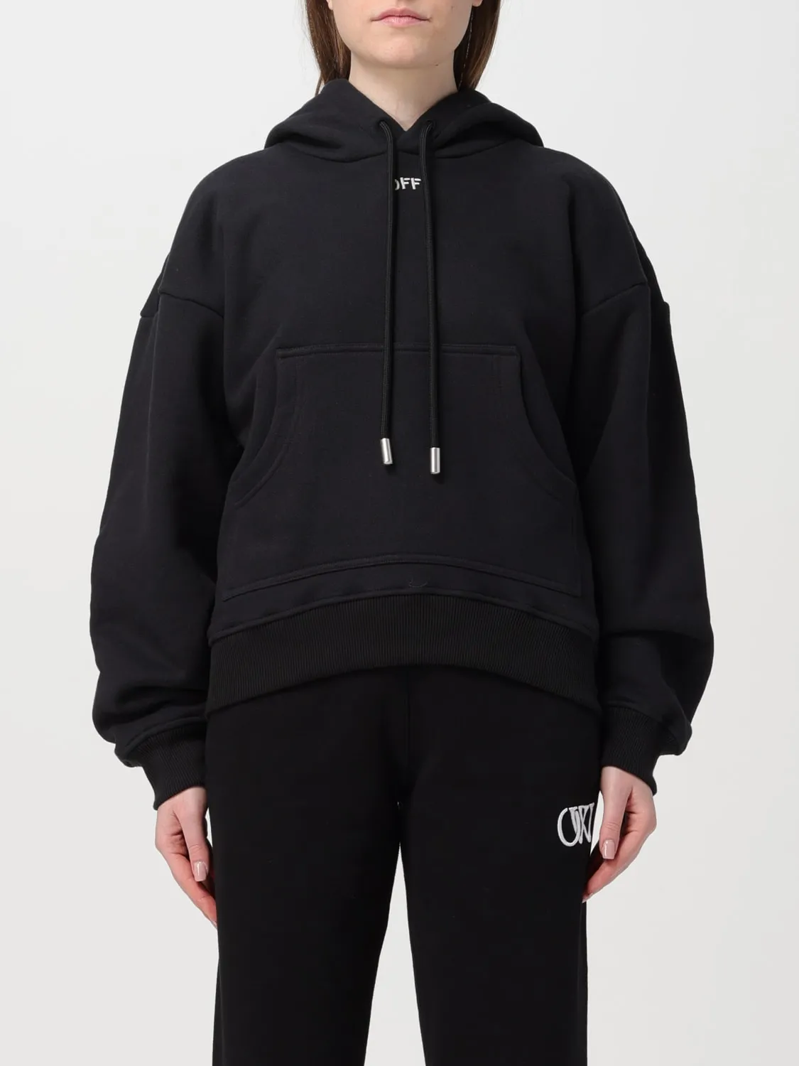 Felpa Off-White in cotone con logo