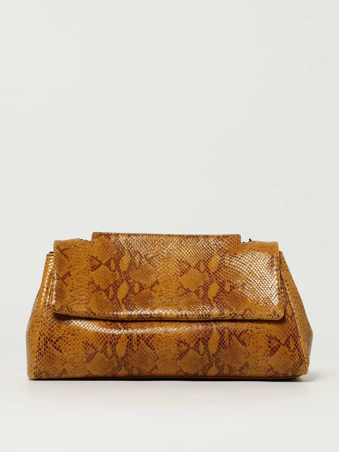 Borsa Sveva Longuette Soft in pelle stampa pitone Orciani